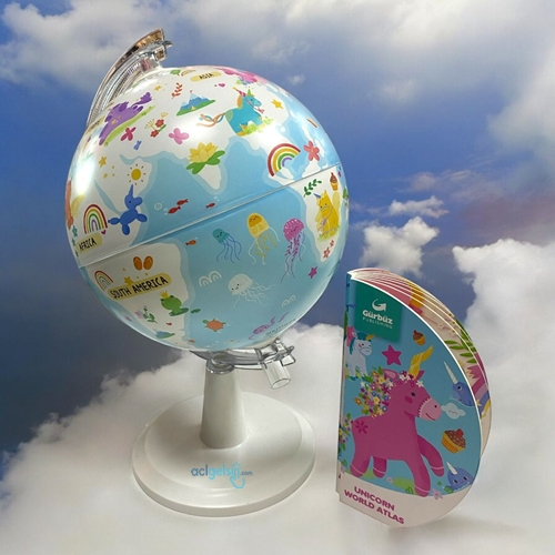 Kids Unicorn Adventure 20cm Küre + Book