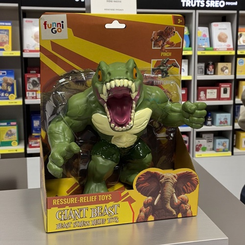 Kinder Stress Releıf Toy Large Soft Esneyen Crocodıle