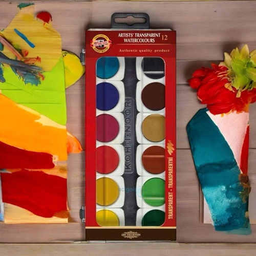 Koh-i-noor Artists Transparan Sulu Boya 12’li Set