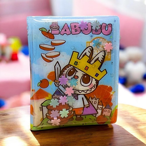 Labubu Karakterli Mini Sulu Stickerli Not Defteri