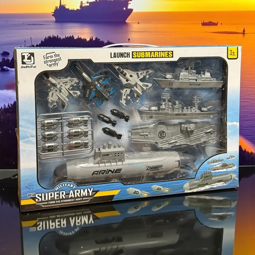 Launch Submarines Super Army Askeri Denizaltı Savaş Seti