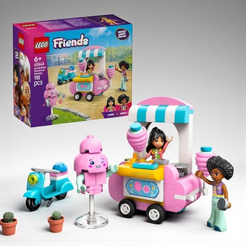 Lego Friends Pamuk Şeker Standı Ve Scooter 42643