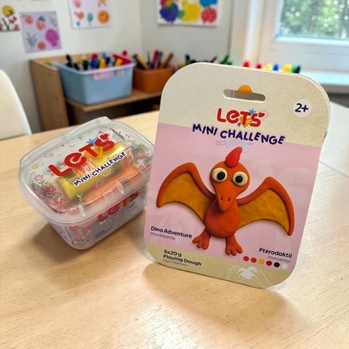 Lets Oyun Hamuru Dino Macerası Pterodaktil 5 R. 100 Gr L01022