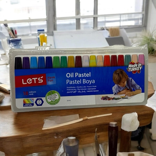 Lets Pastel Boya 18 Renk Çantalı