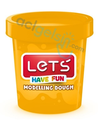 Lets Tek Renk Oyun Hamuru 150 Gr Turuncu