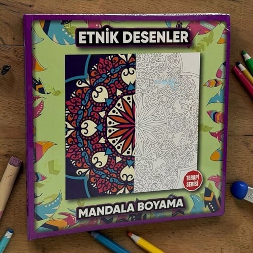 Lilamor Etnik Desenler Mandala Boyama