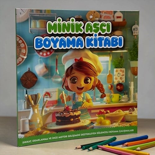 Lilamor Minik Aşcı Boyama Kitabı