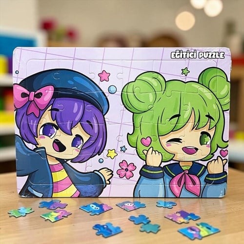 Lilart Kids Eğitici Puzzle 24 Parça 24x34 Cm