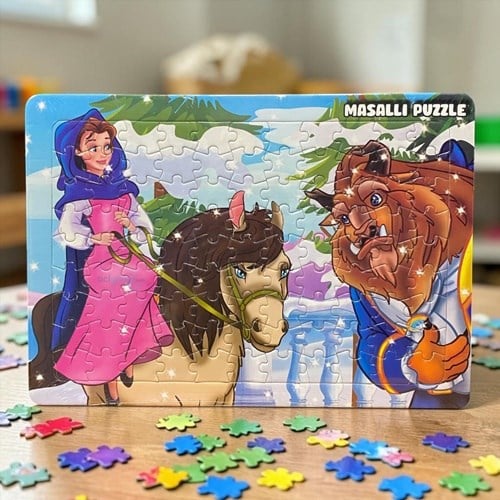 Lilart Kids Masallı Puzzle 99 Parça 24x34 Cm