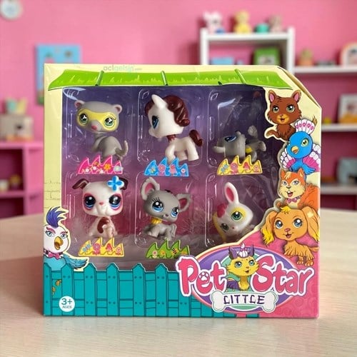 Little Pet Star Kutulu 6lı Miniş
