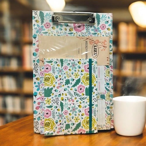 Liz Sekreterlik + Planlayıcı + Lastikli Defter Seti