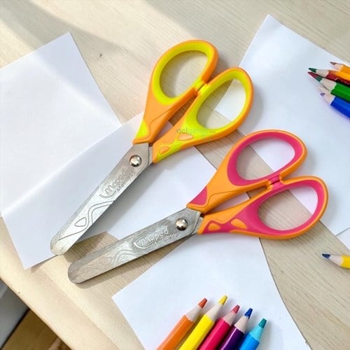 Maped Essentıals Soft Neon Makas Simetrik 13 Cm 464401 Tekli