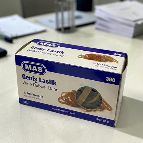 Mas Geniş Ambalaj Lastiği %100 Kauçuk 50 Gr Kutu