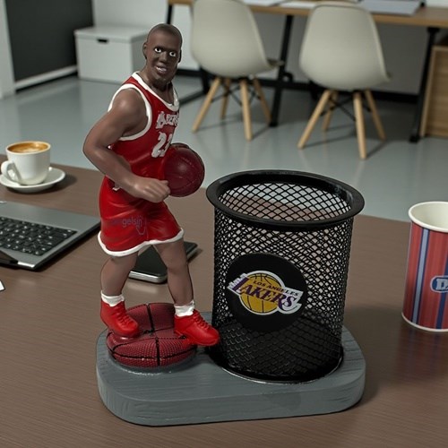 Masa Üstü Lakers Temalı Basketbolcu Figür Kalemlik Lebron James