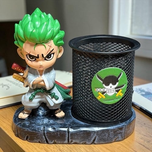 Masa Üstü Metal Kalemlik Roronoa Zoro Two