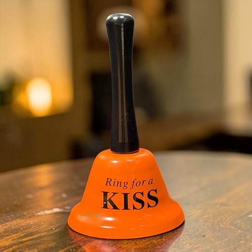 Masa Üstü Sallamalı Resepsiyon Zili Turuncu Ring For'a Kiss