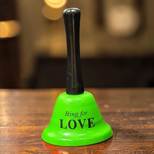 Masa Üstü Sallamalı Resepsiyon Zili Yeşil Ring For Love