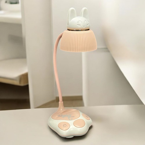 Masa Üstü Sevimli Kedicik Usb Lamba Pembe 3/s