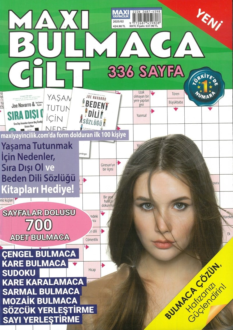 Maxi Bulmaca Cilt 336 Sayfa 2025/02