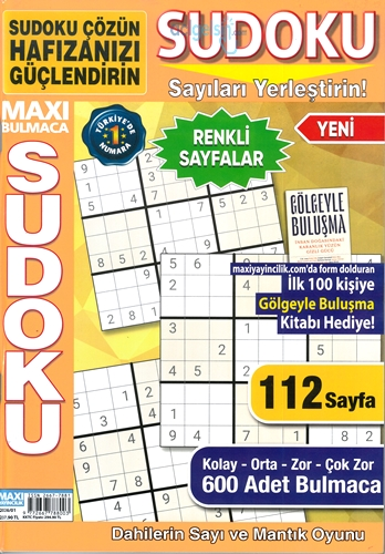 Maxı Bulmaca Sudoku Dergisi 2026/1