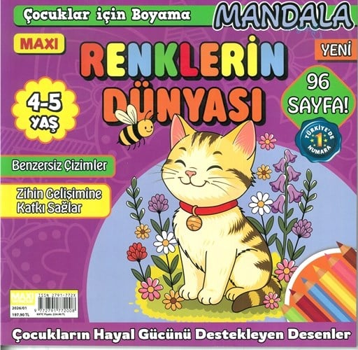 Maxi Mandala Renklerin Dünyası 2026/01