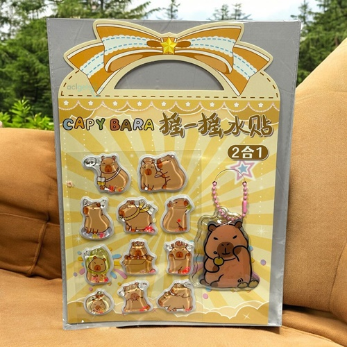 Maxx Capy Bara Sulu Sticker Seti Ve Askısı