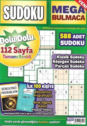 Mega Bulmaca Sudoku 2026/03
