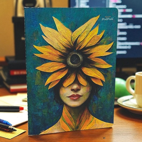 Melimelek Sun Flower Zamansız Ajanda