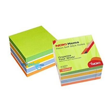 Memo Post-it Neon Yapışkanlı Not Kağıdı 75x75 Mm.