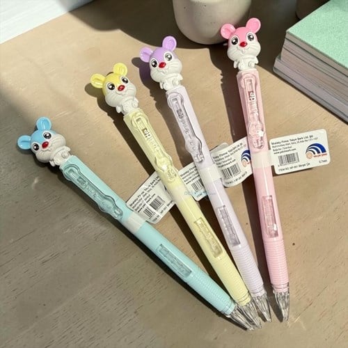 Mickey Başlıklı Yandan Basmalı Versatil Uçlu Kalem 0,7mm