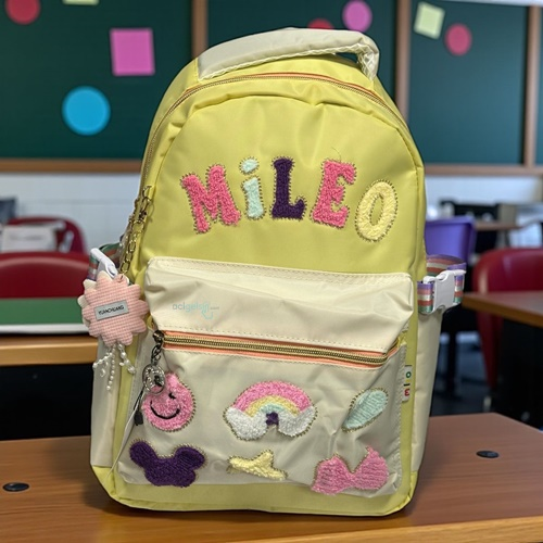 Mileo Puffy Çok Gözlü Okul Çantası 2839