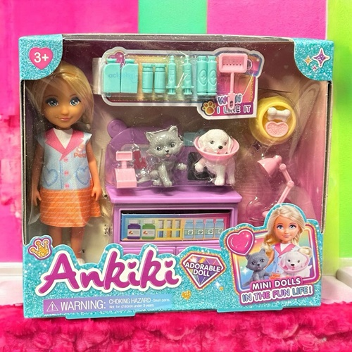 Mini Dolls Ankiki Babek Pet Shop Bakım Seti