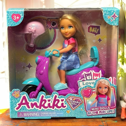 Mini Dolls Ankiki Motosikletli Seti