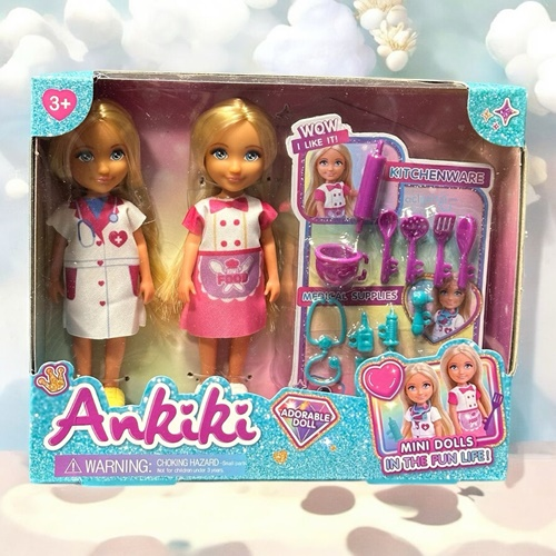 Mini Dolls Ankiki Pasta Şefi Ve Doktor Seti