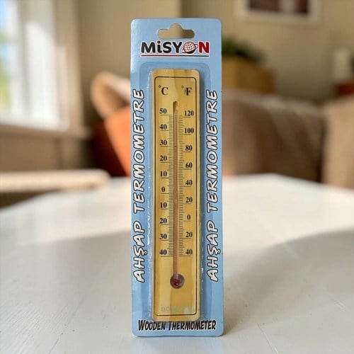 Misyon Ahşap Oda Derecesi Termometre