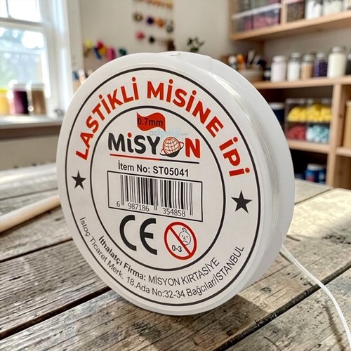 Misyon Misine İpi 0.7mm Lastikli