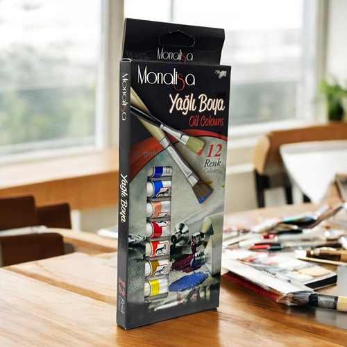 Monalisa Tüp Yağlı Boya 12 Renk 12ml