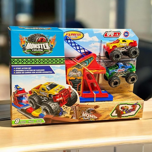 Monster Truck Aksiyon Oyun Seti 12 Parça