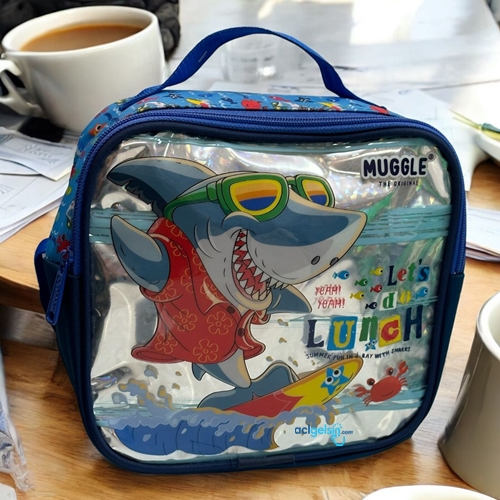 Muggle Mu Cute Shark Mavi Beslenme Çantası