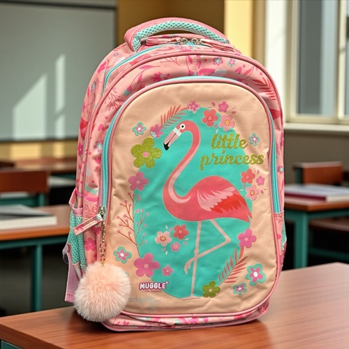 Muggle Mu Flamingo Koleksiyonu Okul Çantası