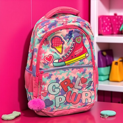 Muggle Mu Girl Power Koleksiyonu Okul Çantası