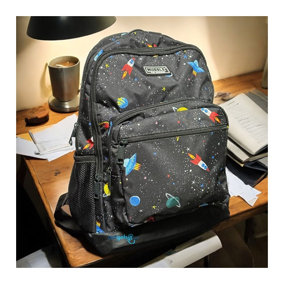 Muggle Mu Ot-galaxy Siyah Okul Çantası