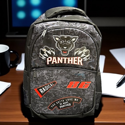 Muggle Mu Panther Siyah Okul Çantası