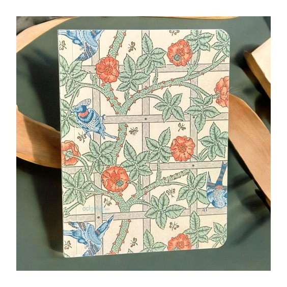 Muus Edge Famous Trellis Not Defteri 16x11 Cm