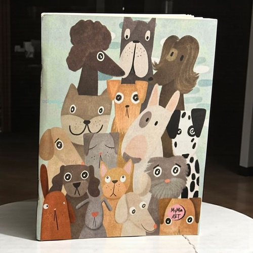 My Mia Art Karışık Köpekler Defter Mini