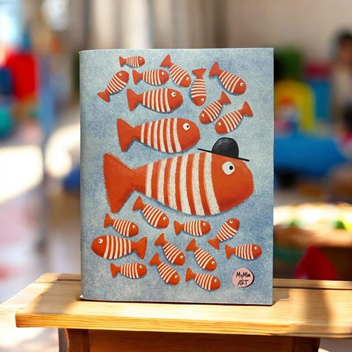 My Mia Art Kırmızı Balık Defter Mini
