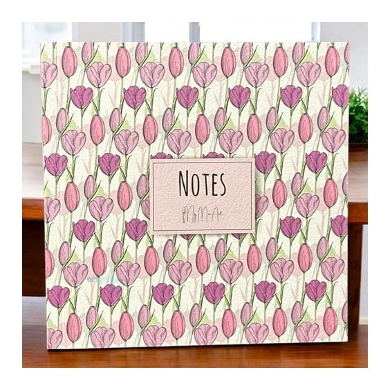 My Mia Art Lale Kenar Baskılı Defter