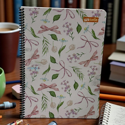 Mynote Sipiralli Pp Kapak 80 Yaprak A4 Kareli Defter