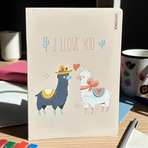 Ninobook Big Alpakas Çizgisiz Defter