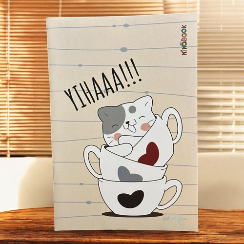 Ninobook Cup Of Cat Not Defteri 64 Yp.çizgisiz